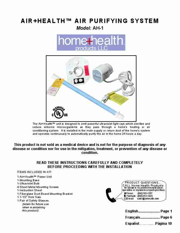 Air Health Air Cleaner AH-RL-page_pdf